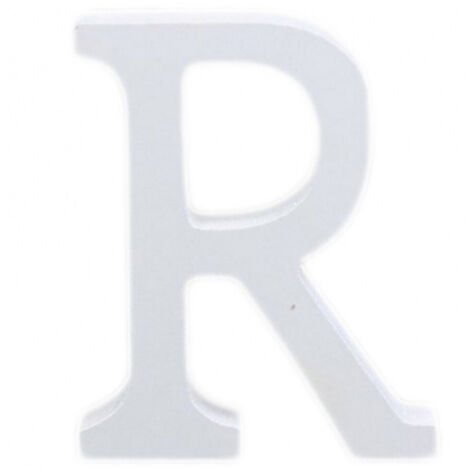 Lettre R Bois Blanc 11cm Mariage Confetti Décoration Anniversaire Promesse