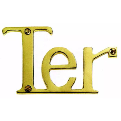LETTRE TER HT 54 LAITON POLI VERNI