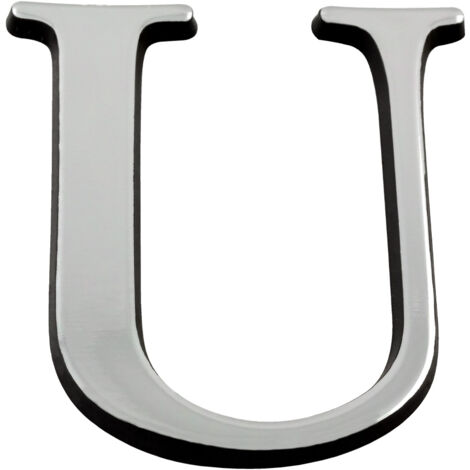 Lettre U Argent Hauteur 60mm - 4623139