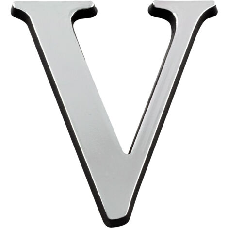 Lettre V Argent Hauteur 40mm - 4621944