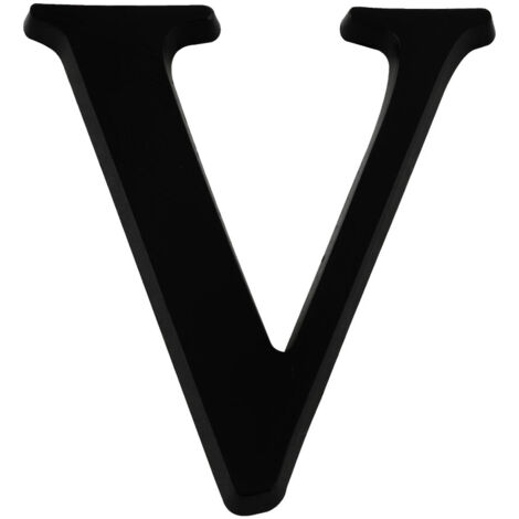 Lettre V Noire Hauteur 40mm - 4621548