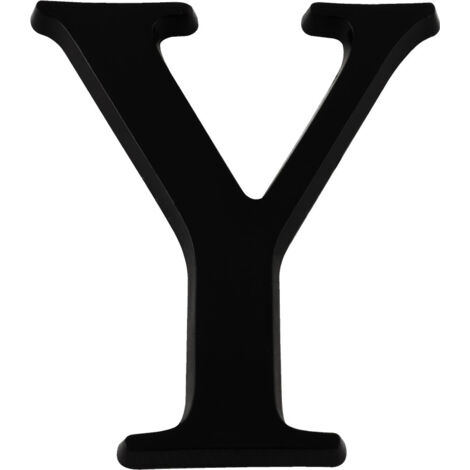 Lettre Y Noire Hauteur 60mm - 4622774