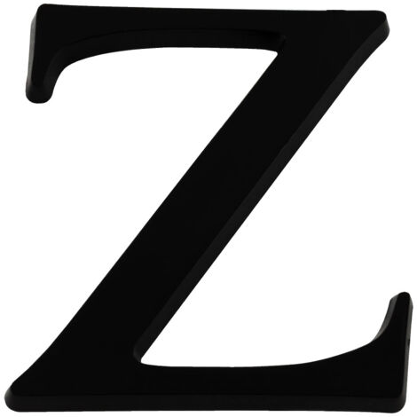 Lettre Z Noire Hauteur 60mm - 4622781