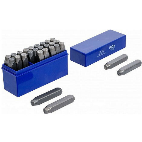 Lettres a frapper pro 10 mm - 27 pcs