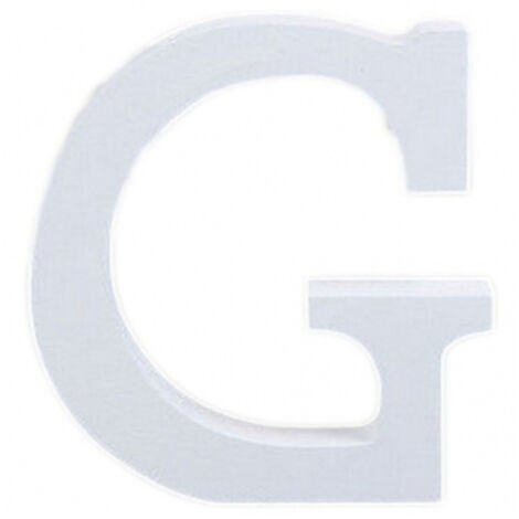 Lettres Alphabet Lettre G En Bois Blanc H 11 Cm Décoration Décoration De Mariage