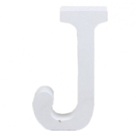Lettres Alphabet Lettre J En Bois Blanc H 11 Cm Décoration Décoration De Mariage