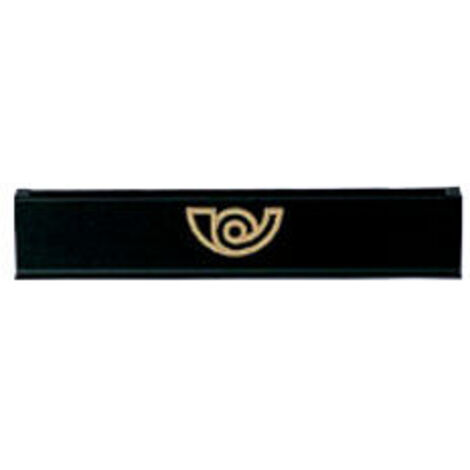 LETTRES BTV MOD.11 ALUMINIUM PEINT NOIR 58x282 MM