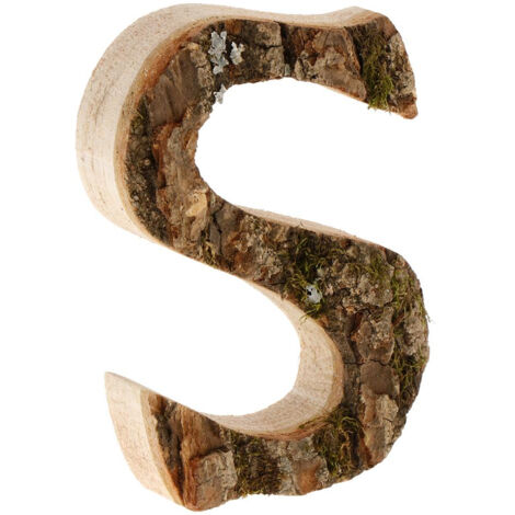 Lettres en bois faites à la main S