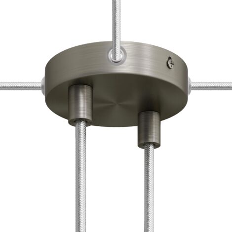 Leuchte creative-cables mini cylindrical rosette 2 Löcher 4 Seiten
