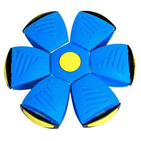 Leuchtende Frisbee als Hundespielzeug – blau, für Welpen und Haustiere, drinnen und draußen, robust, schwimmfähig & sichtbar bei Dunkelheit