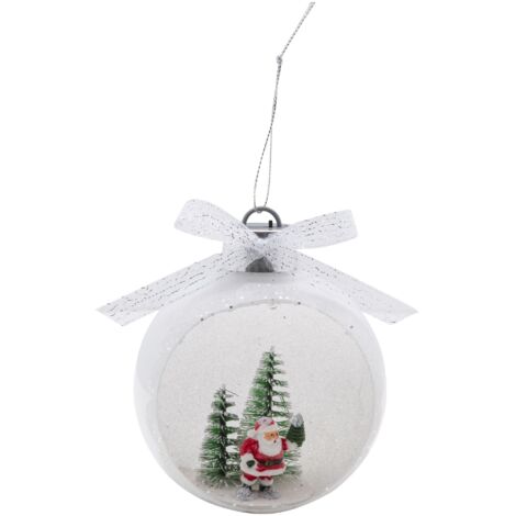 Leuchtende Weihnachtskugel  10 x 8 x 12 cm