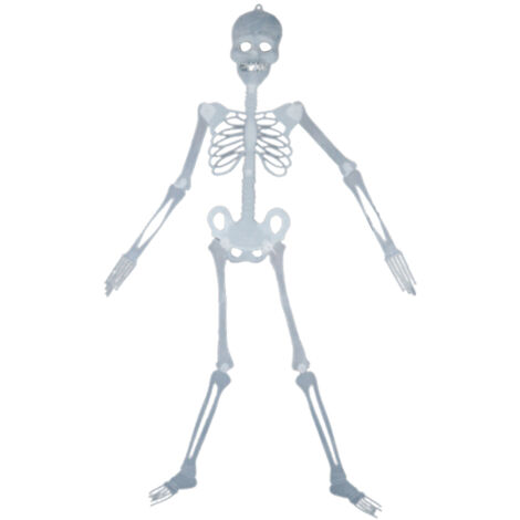 Leuchtendes Skelett für Halloween – Dunkle Beleuchtungsdekoration für Garten, Spukhaus und Partys