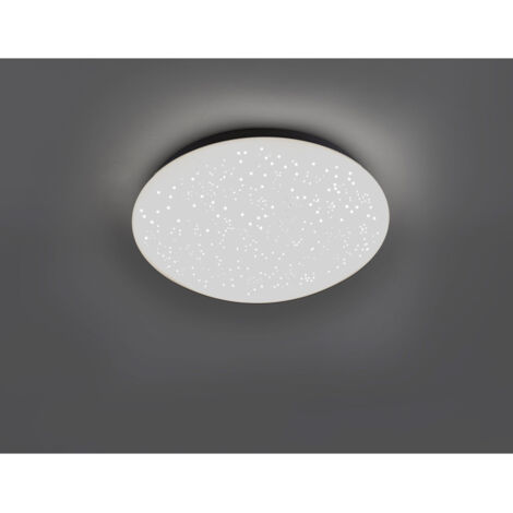 LEUCHTENDIREKT SKYLER 14241-16 LED-DECKENLEUCHTE WEIß 8W RGB, WARMWEIß MIT FERNBEDIENUNG