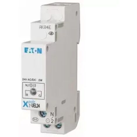 Leuchtmelder Einzelleuchte, 24AC/DC, rot/grün          Eaton Y7-284924