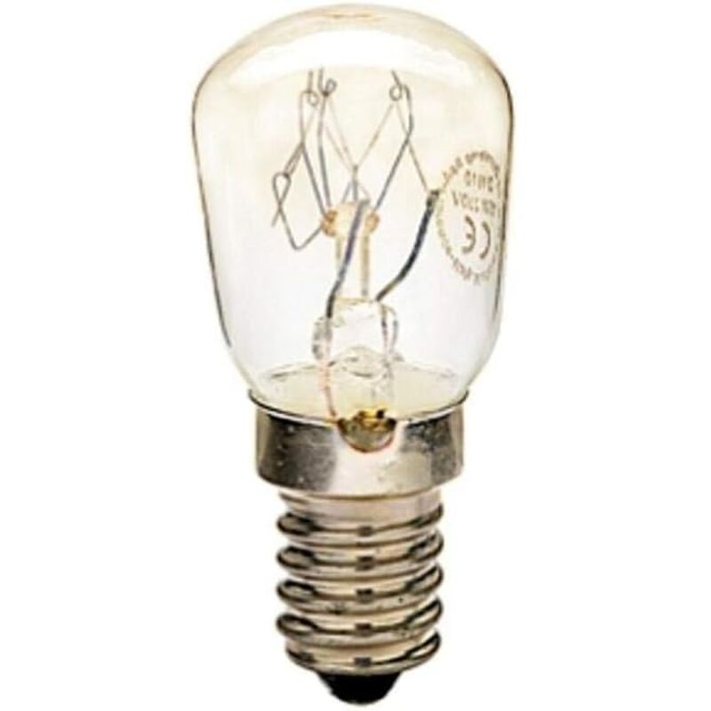 Image of Dura Lamp - Lampada lampadina piccola mod pera per forno 15W attacco E14 chiara 300o
