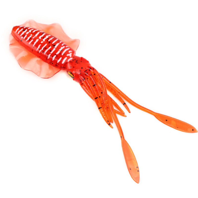Leurre artificiel souple poulpe 15g UV phosphorescent pour pêche à la traîne