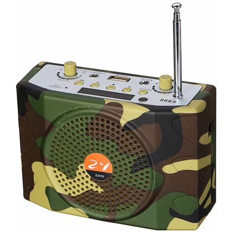 Leurre de chasse d'appels d'oiseaux électroniques portables appelle le kit de télécommande de haut-parleur MP3