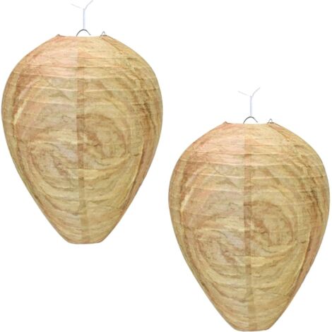 Leurre de nid de guêpes artificiel décoratif pour extérieur, idéal pour maison et jardin