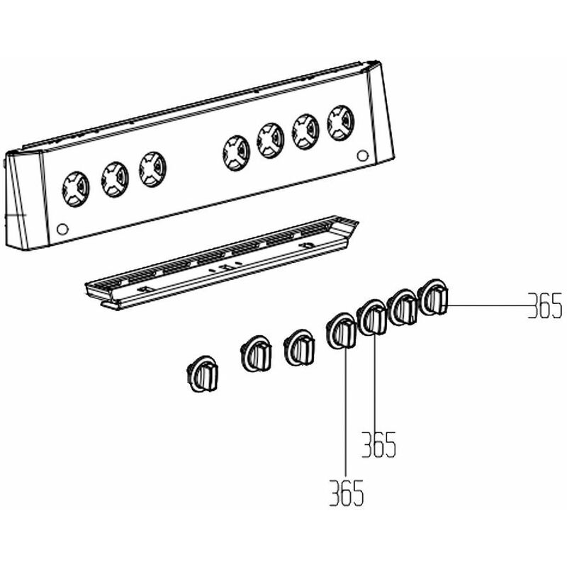 Beko - Leva (codice 365) - Forni, Fornelli Elettrici e a Gas 4365407