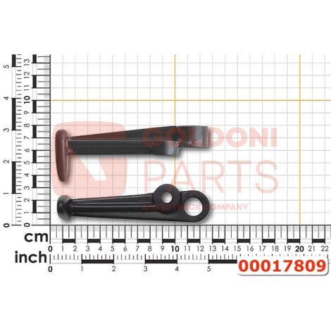 Leva comando blocco ORIGINALE GOLDONI 00017809