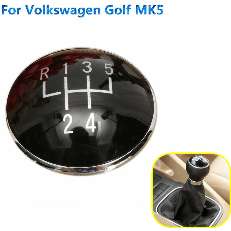 Image of Drillpro - Leva del cambio della manopola della copertura del cappuccio a 5 velocità per Volkswagen Golf v MK5 2003-2009