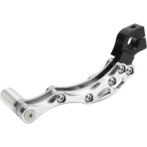 Leva di avviamento Kick Starter Accessorio universale in lega di alluminio ad alta resistenza per scooter moto Argento