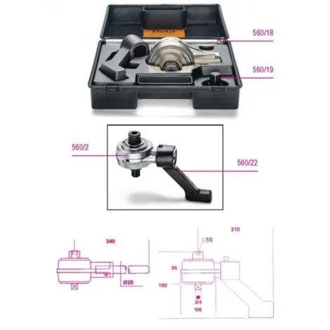 Leva dritta di reazione  beta 560/18