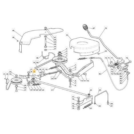 LEVA DX FRENO LAME ZNB TCJ U.P. STIGA ORIGINALE - 382318143/2