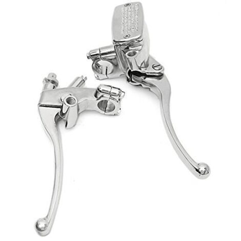Leva frizione cilindro freno idraulico moto 22mm cromata