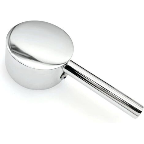 Leva per rubinetto in lega di zinco 40, maniglia rotonda con indicazioni per acqua calda e fredda, leva per rubinetto per lavello da cucina, lavabo da bagno, leva di ricambio