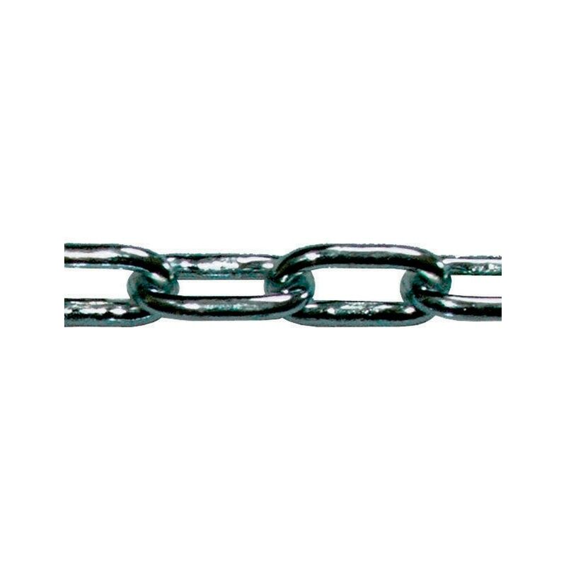 Levac - Cadena zincada de rodadura recta - ø 5 x 35 mm - Por metro lineal - 2042FB