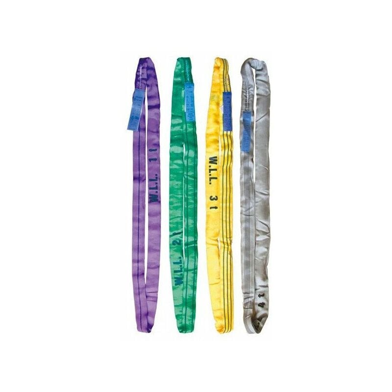 Levac - Elingue ronde textile Rouge 3 m cmu 5000 kg - 4428R30