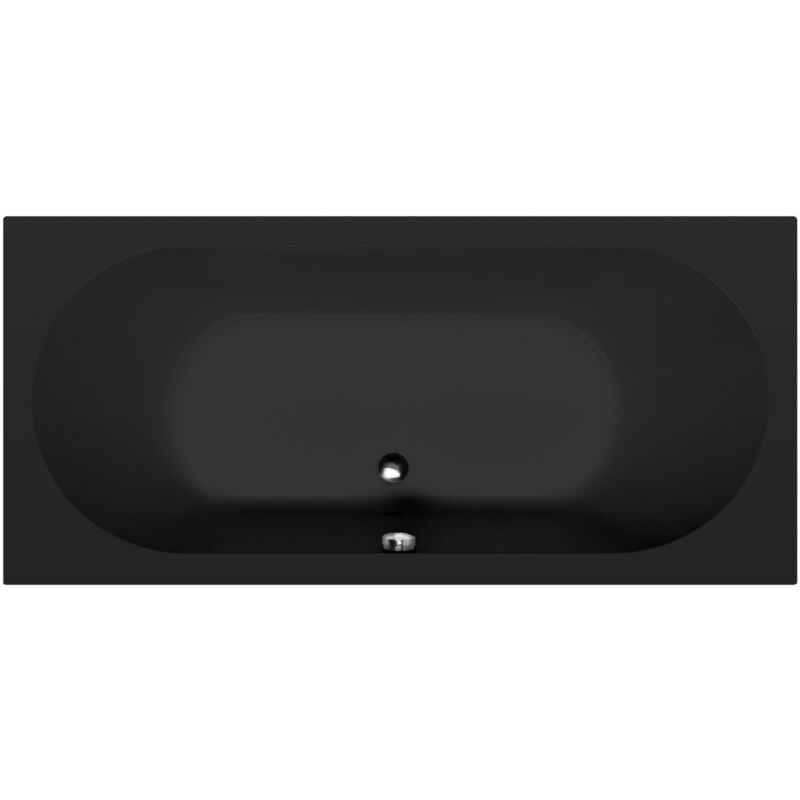 Polysan - levana Bain rectangulaire 170x80x39cm, noir mat