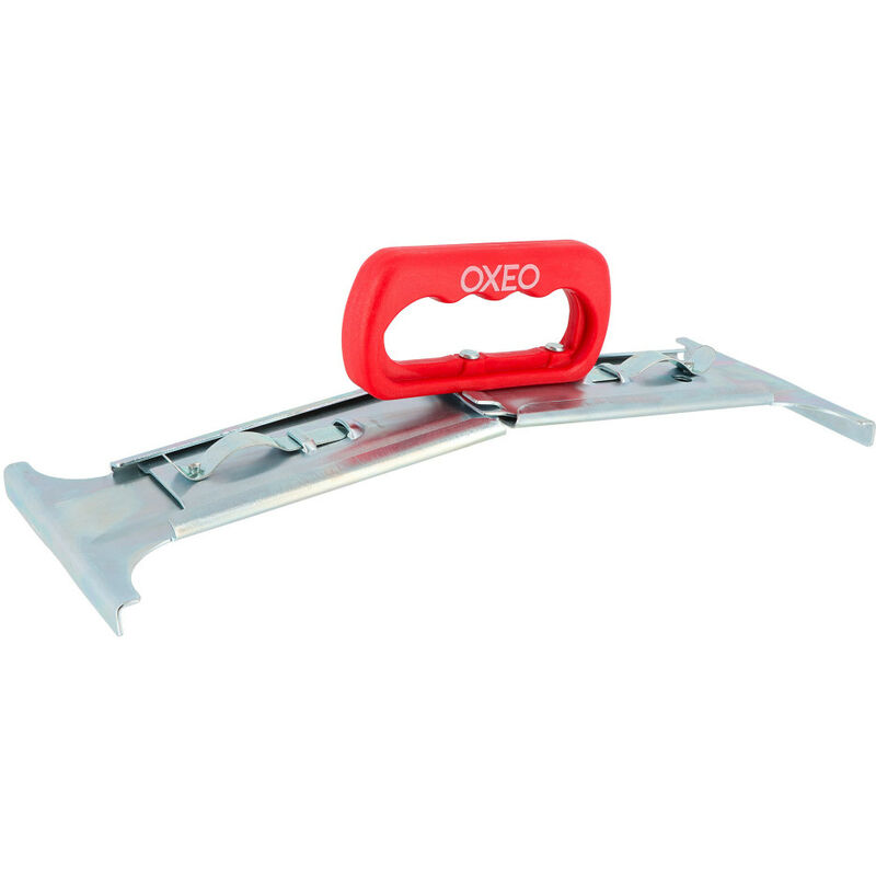 Oxeo - Lève dalle Porte dalle 1 main - Réglable de 40 à 60cm - Poignée ergonomique - Lever et poser dalles et carrelage