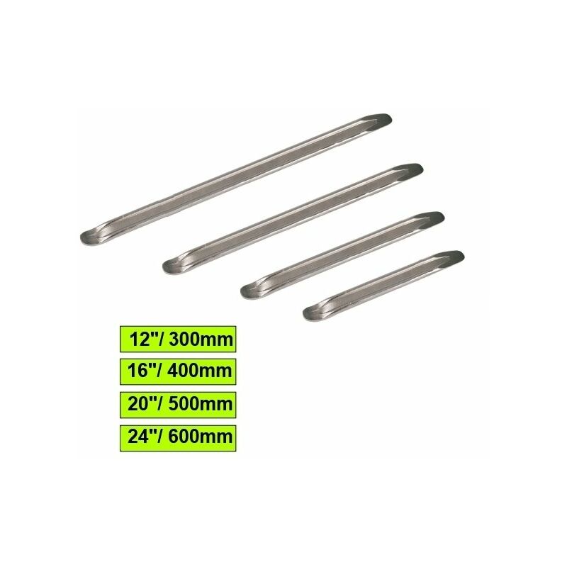 3 Pezzi Leve Smontagomme Moto,30 Cm Leva Per Pneumatici Con Protezione Cerchio Smontagomme,Cambio Pneumatici Attrezzo,Leve Smontagomme Auto In Metallo,Leva Per Rimozione Pneumatici Per Biciclette,Moto - 2