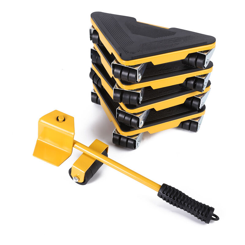 Lève-Meubles Robuste, Kit De Déplacement De Meubles, Déplace Meuble, Système De Déplacement De Meubles avec Roues, Peut Pivoter À 360 Degrés, Quatre