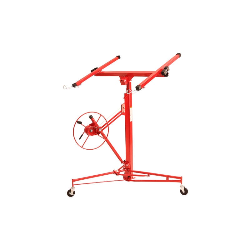 Eberth - Lève-plaque pour Cloisons sèche xxl (217 - 460 cm Hauteur de travail, 68 kg Charge utile, 290 cm Envergure max., Réglable en hauteur,