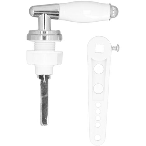 Lève-Réservoir de WC Céramique Zinc Installation Latérale Universelle - Kit de Remplacement pour Manette de Chasse d'Eau