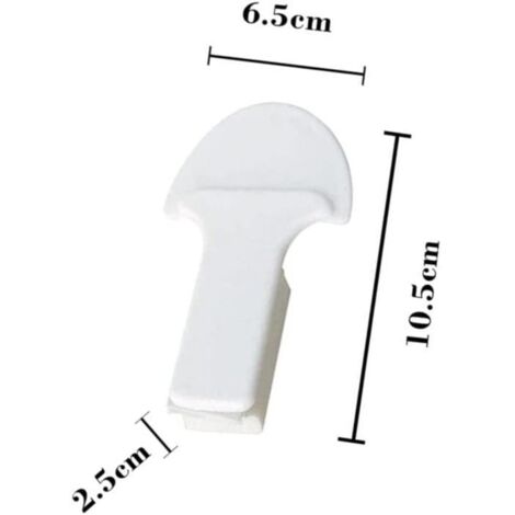 Lève-siège de toilette 4 pièces, support de siège, outil de levage, élévateur de couvercle