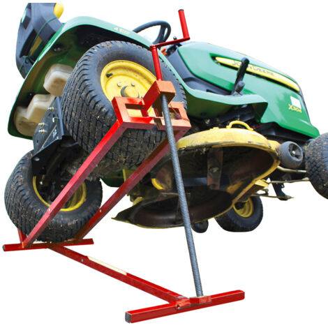 Leve tracteur Tondeuse Supporte 400 kg max Rouge