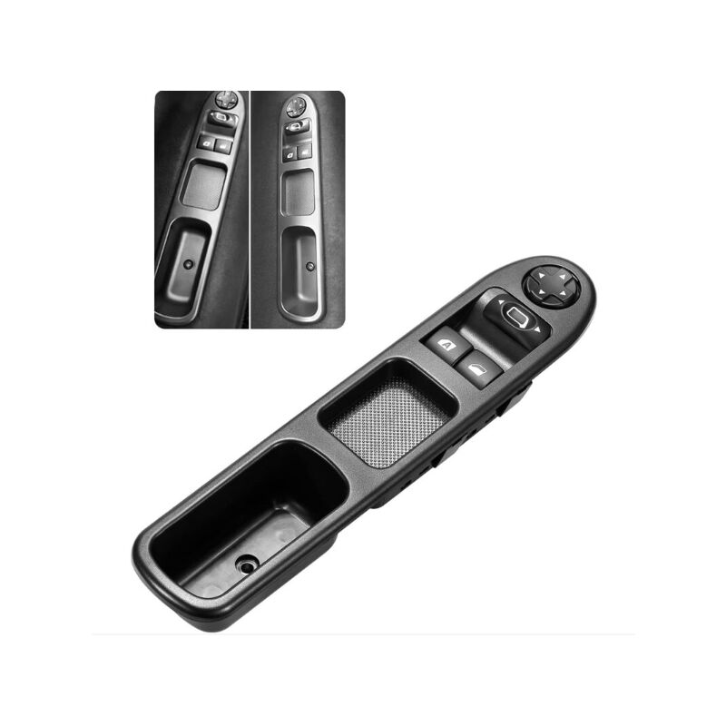 Alovez - Levé Vitre 207 Avant Gauche Drive côté Vitre Électrique Interrupteur Principal 6554.QC, Interrupteur de Lève-Vitre pour 207