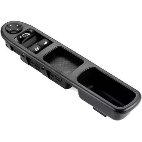 Levé Vitre Avant Gauche - 6554.QC - Côté Vitre Électrique - Interrupteur Principal - Compatible pour Peugeot 207