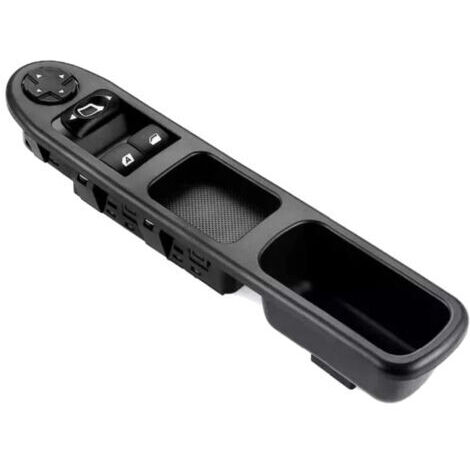 Levé Vitre Avant Gauche Drive CÔTÉ Vitre Électrique Interrupteur Principal 6554.QC, Interrupteur de Lève-Vitre Compatible pour Peugeot 207