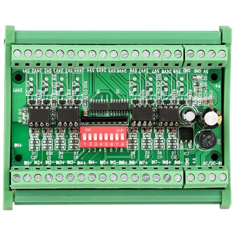 Level Converter 5V / 24V 8 Kanal Spannungspegel Übersetzer Quadrat-Welle PNP NPN-Signal-Konverter-Modul Spannungspegel-Konverter-Brett 10MHZ