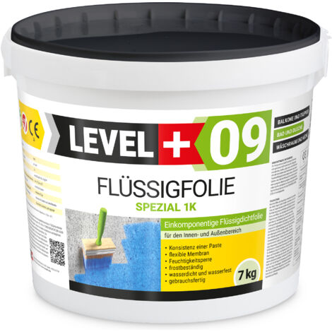 LEVEL+ Flüssigfolie Abdichtung Dichtfolie Flexibel L+09 - 7KG