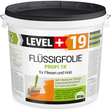 LEVEL+ Flüssigfolie Dichtfolie Abdichtung Holz L+19 - 20KG