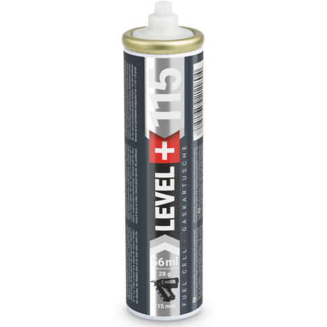 LEVEL+ Gaskartusche für Gasnagler 115mm 56ml Fuel Cell L+115 - 1 St.