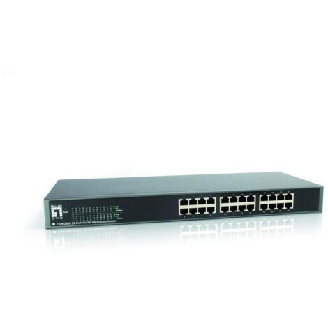 Level One FSW-2450 19 24-Port 10/100Mbps Switch Netzwerk -HUB/Switch-
