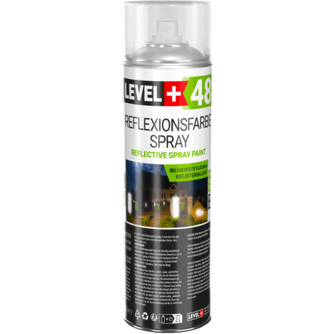 LEVEL+ Reflexionfarbe Spray Reflective Spray Paint 500ml L+48 - 1St.