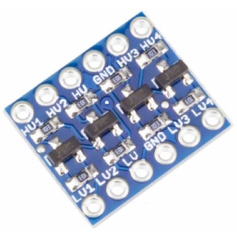 LEVEL SHIFTER - CONVERSOR DE NIVEL LOGICO BI-DIRECCIONAL 4 CH - 5V a 3,3V